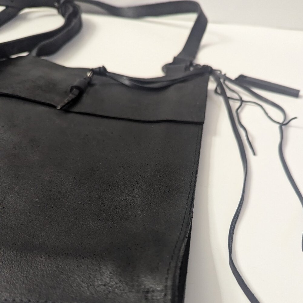 Super **RARE** "NEW "Wildhorn" unisex handmade Horned Leather Satchel